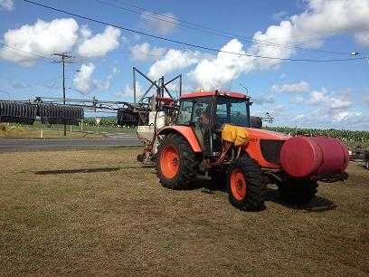 Tractors for sale QLD MX125 Kubota Tractor and Croplands Boomspray