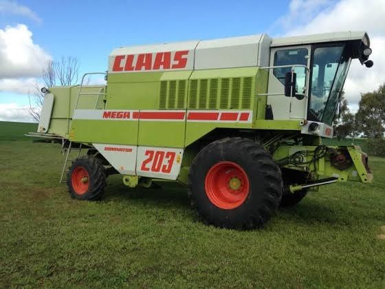 Farm Machinery for sale WA Claas Mega Dominator 203 Header