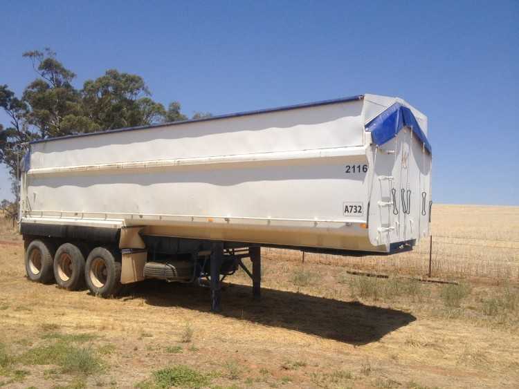 30ft Shepherd Chassis Tipper Trailer for sale NSW Temora