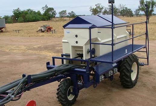 Ausbox 3000 Litre Trailed Equip Air Cart Farm Machinery for sale NSW