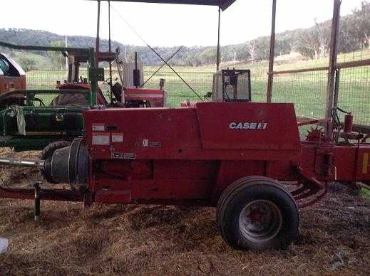 Case SB541 Small Square Baler &amp; 30ft Hay Trailer for sale NSW