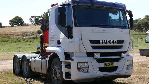 Truck for sale NSW Yass Crane, Trailer, Iveco Stralis Truck