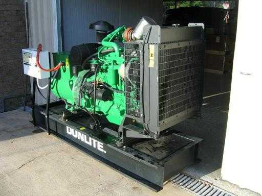 Plant and Equipment for sale QLD 85 KVA Dunlite Alternator Generator