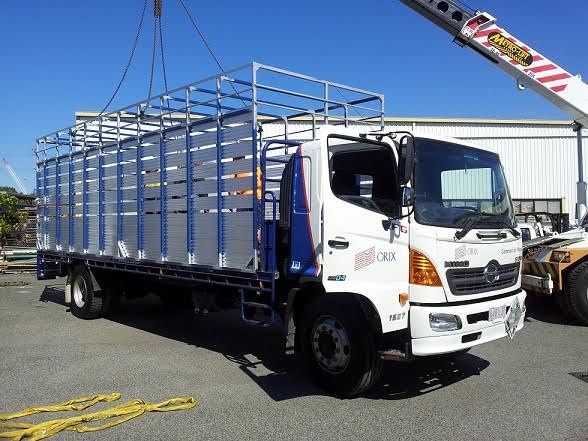 7.6m x 2.4m Stock Crate Trailer for sale QLD Brisbane