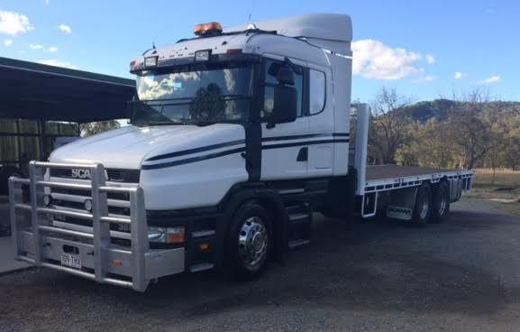 Truck for sale QLD 2004 Scania T114G Tray Truck QLD 