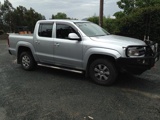 Volkswagon Amarok Trend Line Silver Twin Cab 4x4 Ute for sale NSW Adelong
